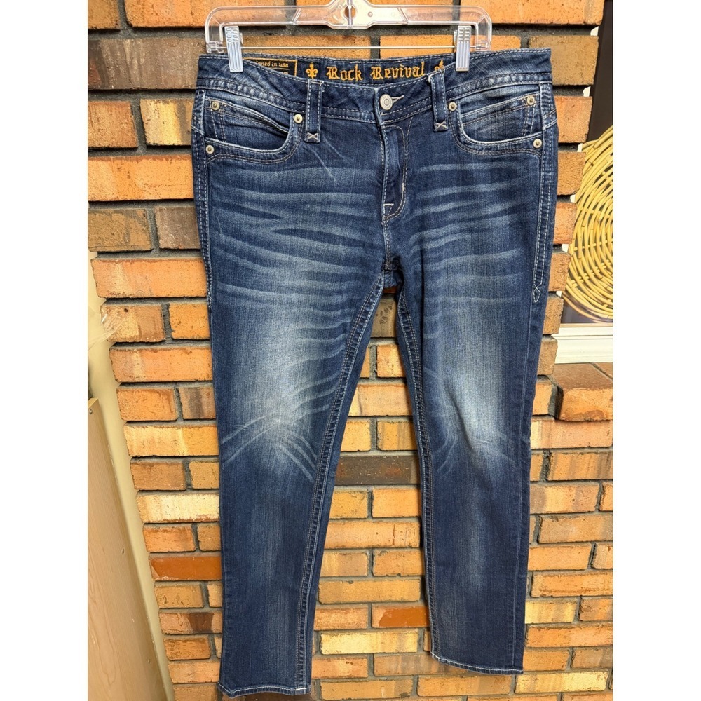 Rock Revival Women's Dark Wash Stephan Skinny Jeans